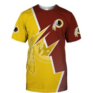 Washington Redskins T-shirt Zigzag graphic Summer gift for fans