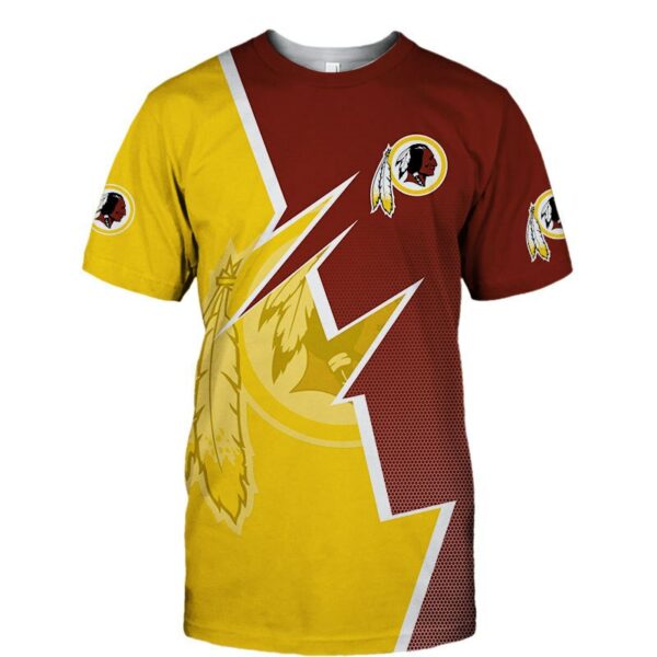 Washington Redskins T-shirt Zigzag graphic Summer gift for fans