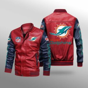 miami dolphins leather jacket 2