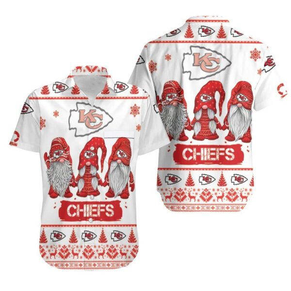 beach shirt christmas gnomes kansas city chiefs ugly sweatshirt christmas 3d