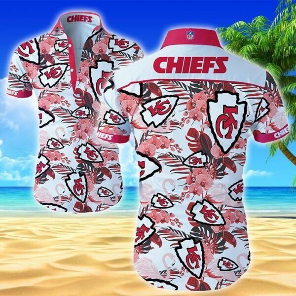 beach shirt nfl kansas city chiefs classic premium hawaiian shirt