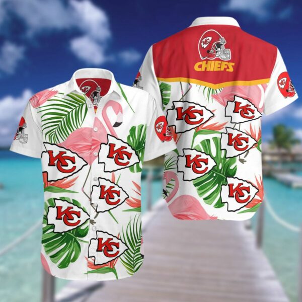 kansas city chiefs hawaiian beach shirt 1